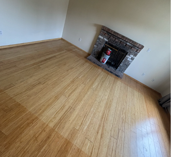 Living room refresh before cleaning