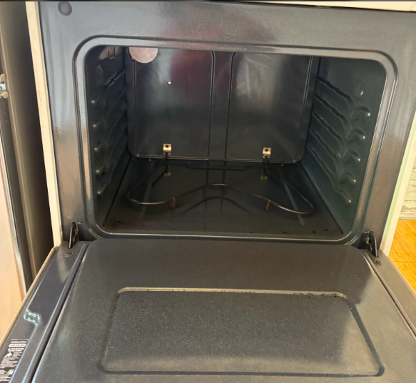 Oven deep clean after cleaning